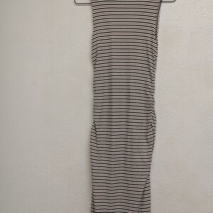 Striped Sleeveless Maxi Dress